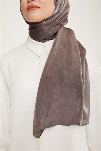 Armine Trend Pearly Şal - 1 - Koyu Kahve 23035