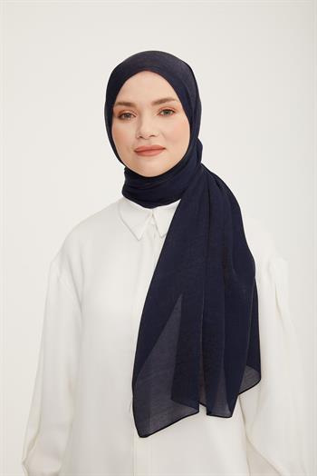 Armine Trend Pearly Şal - 1 - Lacivert 23048