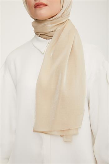 Armine Trend Pearly Şal - 1 - Soft Bej 23005