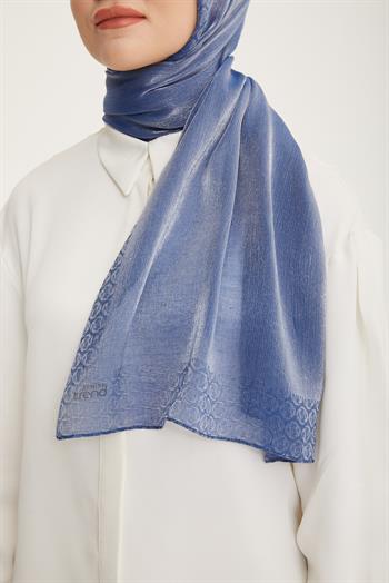 Armine Trend Pearly Şal - 2 - Kot Mavi 23047