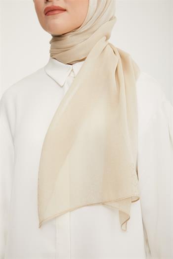 Armine Trend Pearly Şal - 2 - Soft Bej 23005