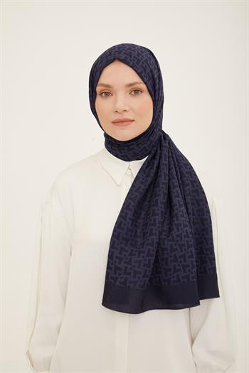 Armine Trend Ultra Light Şal - 11 - Lacivert 23048