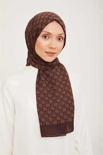 Armine Trend Ultra Light Şal - 18 - Acı Kahve 23035