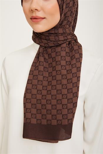 Armine Trend Ultra Light Şal - 18 - Acı Kahve 23035