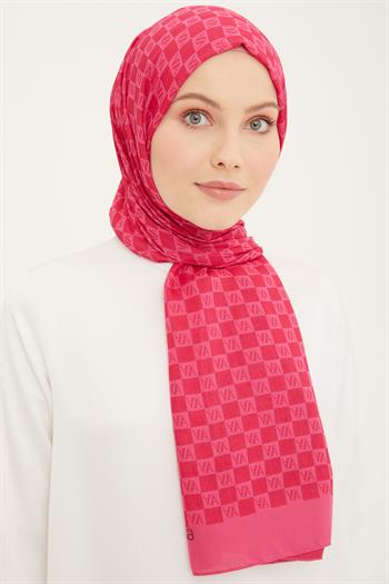 Armine Trend Ultra Light Şal - 18 - Fuşya 52