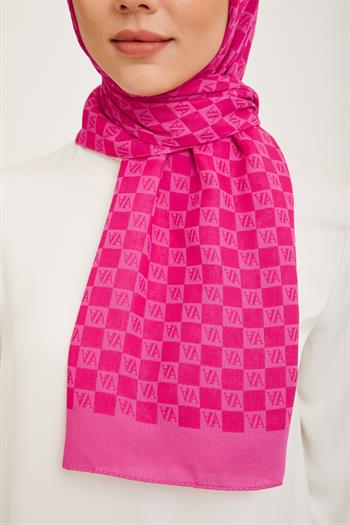 Armine Trend Ultra Light Şal - 18 - Fuşya 52