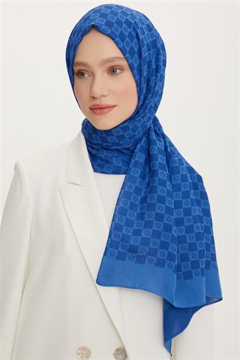 Armine Trend Ultra Light Şal - 18 - Koyu Saks 21162