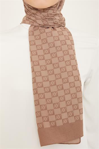 Armine Trend Ultra Light Şal - 18 - Vizon 24030