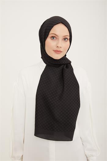 Armine Trend Ultra Light Şal - 9 - Siyah 83