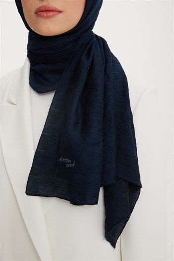 Armine Trend Vega Şal - Lacivert 3494