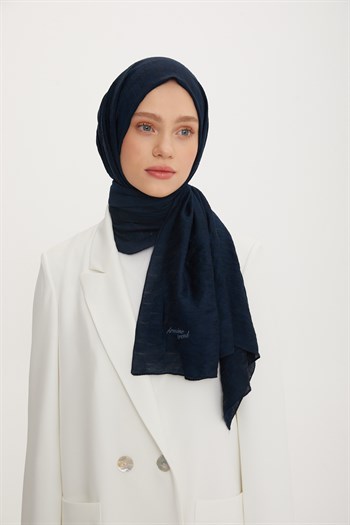 Armine Trend Vega Şal - Lacivert 3494