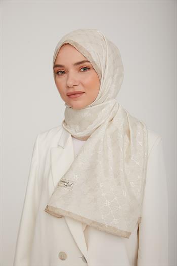 Armine Trend Violet Şal - 1 - Bej 72