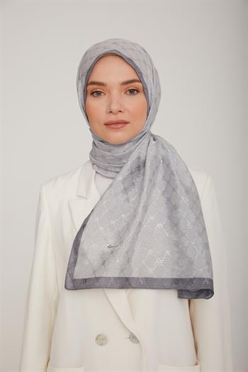 Armine Trend Violet Şal - 1 - Gümüş 63