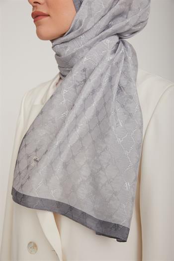 Armine Trend Violet Şal - 1 - Gümüş 63