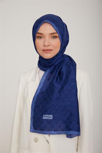 Armine Trend Violet Şal - 1 - Lacivert Mavi 70