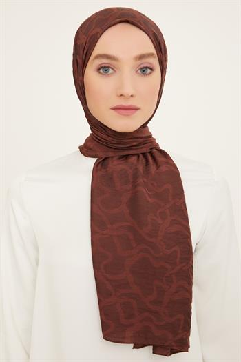 Armine Trend Viskon Şal - 2 - Acı Kahve 24644
