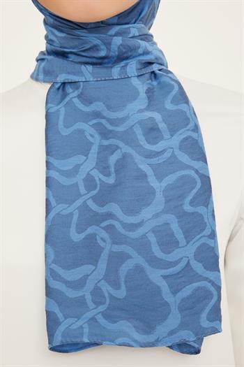 Armine Trend Viskon Şal - 2 - İndigo 24640