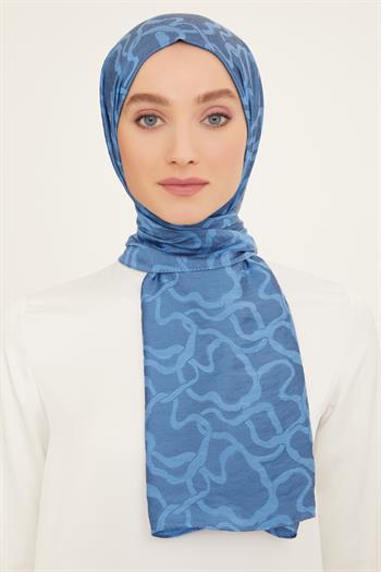 Armine Trend Viskon Şal - 2 - İndigo 24640