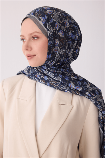 Belli Fresh Sanda Şal - 3114-25 Lacivert