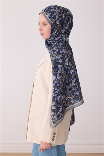 Belli Fresh Sanda Şal - 3114-25 Lacivert