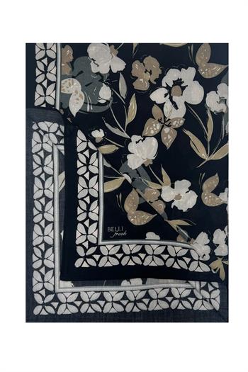 Belli Fresh Viona Şal - 3203-11 Siyah Taş