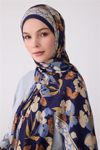 Belli Fresh Viona Şal - 3203-16 Lacivert