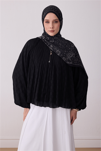 Belli Fresh Vual Şal - 3806-37 Siyah