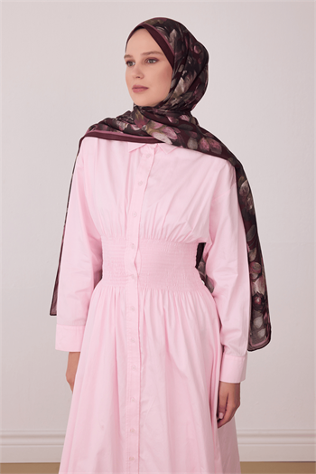 Belli Fresh Vual Şal - 4128-85 Bordo Siyah