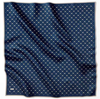 Belli İpek Eşarp - 4006-03 Lacivert Twill