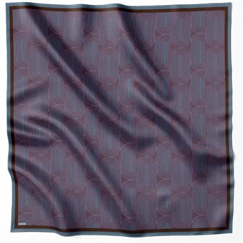 Belli İpek Eşarp - 4209-56 Mürdüm Twill