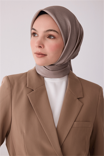 Belli İpek Eşarp - 4305-07 Vizon Twill