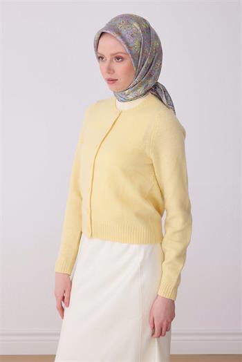Belli İpek Eşarp - 4314-80 Açık Mavi Twill