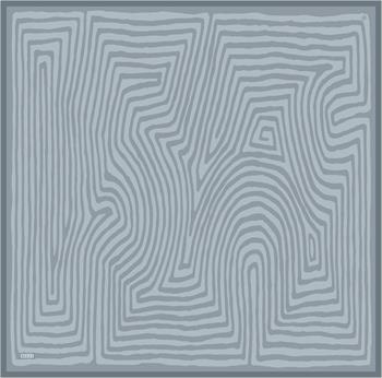 Belli İpek Eşarp - 4325-02 Gri Mavi Twill