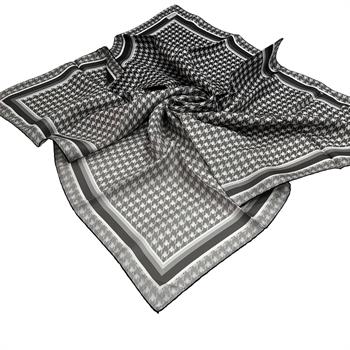 Belli Twill İpek Eşarp - 4000-03 Siyah