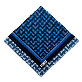 Belli Twill İpek Eşarp - 4000-31 Lacivert