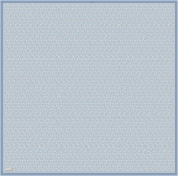 Belli Twill İpek Eşarp - 4001-01 Mavi