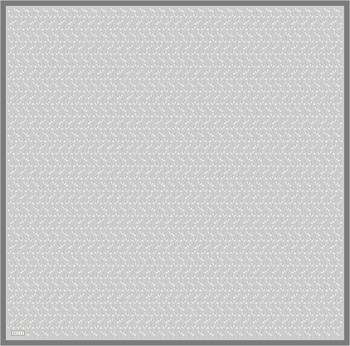 Belli Twill İpek Eşarp - 4001-04 Gümüş