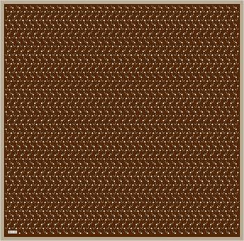 Belli Twill İpek Eşarp - 4001-36 Bordo