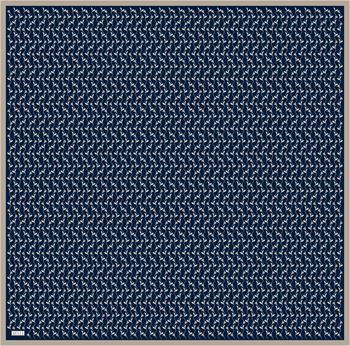 Belli Twill İpek Eşarp - 4001-80 Lacivert Vizon
