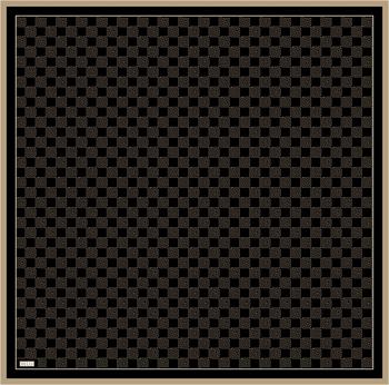 Belli Twill İpek Eşarp - 4003-01 Siyah Vizon