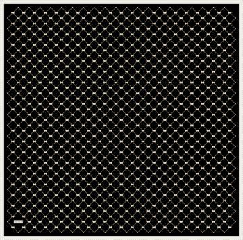 Belli Twill İpek Eşarp - 4006-05 Siyah