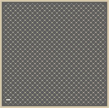 Belli Twill İpek Eşarp - 4006-07 Füme