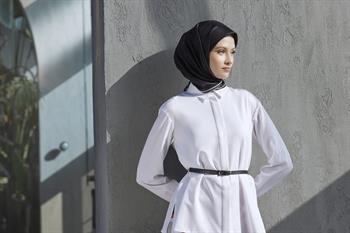 Belli Twill İpek Eşarp - 4009-11 Siyah