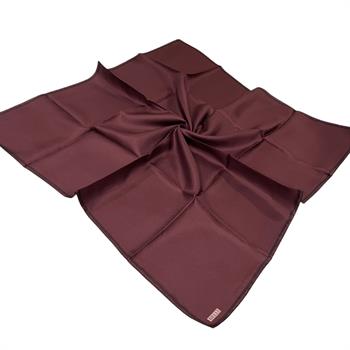 Belli Twill İpek Eşarp - 4009-31 Koyu Bordo