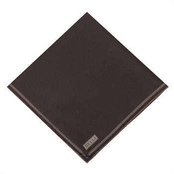 Belli Twill İpek Eşarp - 4009-53 Kahverengi