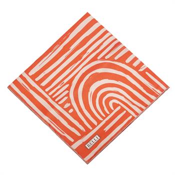 Belli Twill İpek Eşarp - 4010-80 Oranj