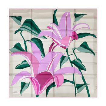 Belli Twill İpek Eşarp - 4035-84 Taş Lila