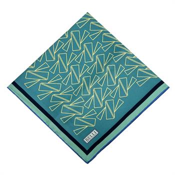 Belli Twill İpek Eşarp - 4060-33 Açık Yeşil