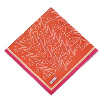 Belli Twill İpek Eşarp - 4060-80 Turuncu