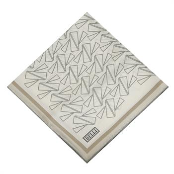 Belli Twill İpek Eşarp - 4060-86 Ekru